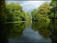 Worcester College lake
