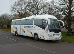 Safford’s Coaches TIL 5417 (YN62 DXW) at The Bull Inn, Barton Mills - 7 Dec 2021 (P1100139)