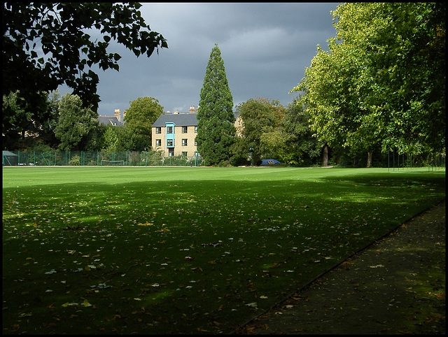Earl Building and playing field