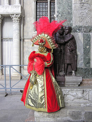 Karneval in Venedig - Maske und Tetrarchen