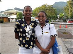 MAHE, SEYCHELLES - siamo guidati dalle nostre hostes : Stana e Bernada