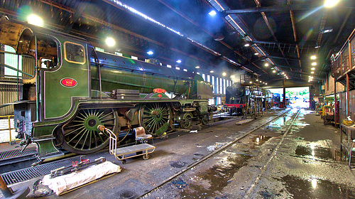 loco sheds at the Grosmont NYMR depot