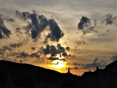 Sonnenuntergang über Stuttgart