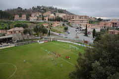 Italy, Toscana, Penalty at Montalcino Stadium