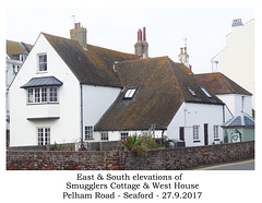 Smugglers Cottage & West House east & south Seaford 27 9 2017