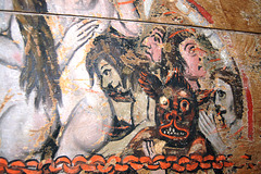 Detail of the Wenhaston Doom Painting, Saint Peter's Church, Wenhaston, Suffolk