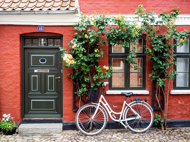 Street in Ribe, Denmark