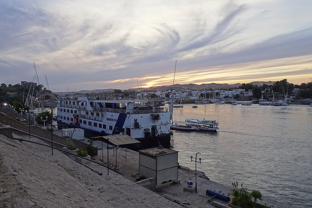 Aswan At Dusk