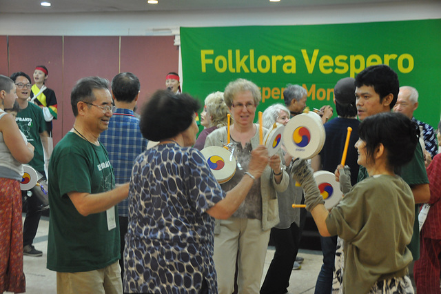 Folklora Vespero dum la ILEI-Konferenco en Busan