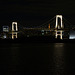 Japan, Tokyo, Rainbow Bridge at Night