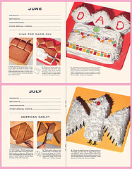 Baker's Coconut Cut-Up Cakes (4), 1956