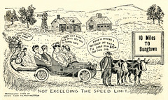 Not Exceeding the Speed Limit in 1908