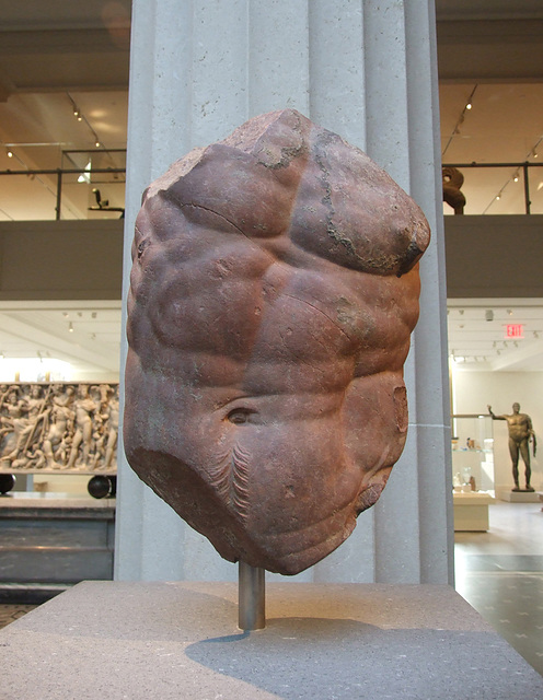 Rosso Antico Torso of a Centaur in the Metropolitan Museum of Art, January 2012