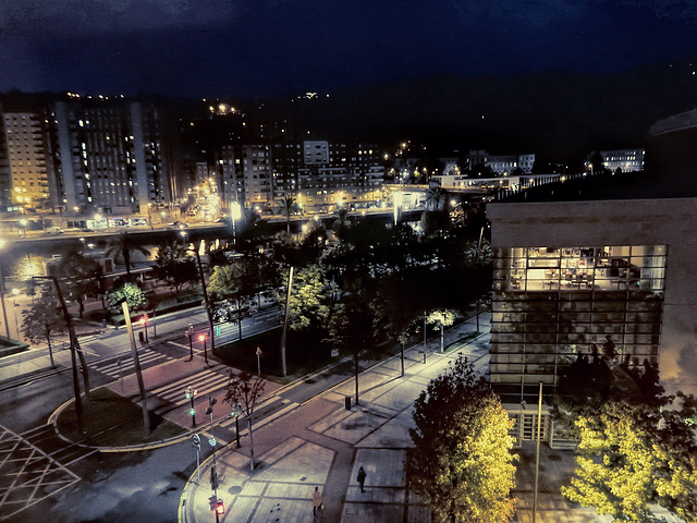 Bilbao at night