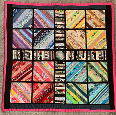 Pandemic Quilting: String quilt for FADLA