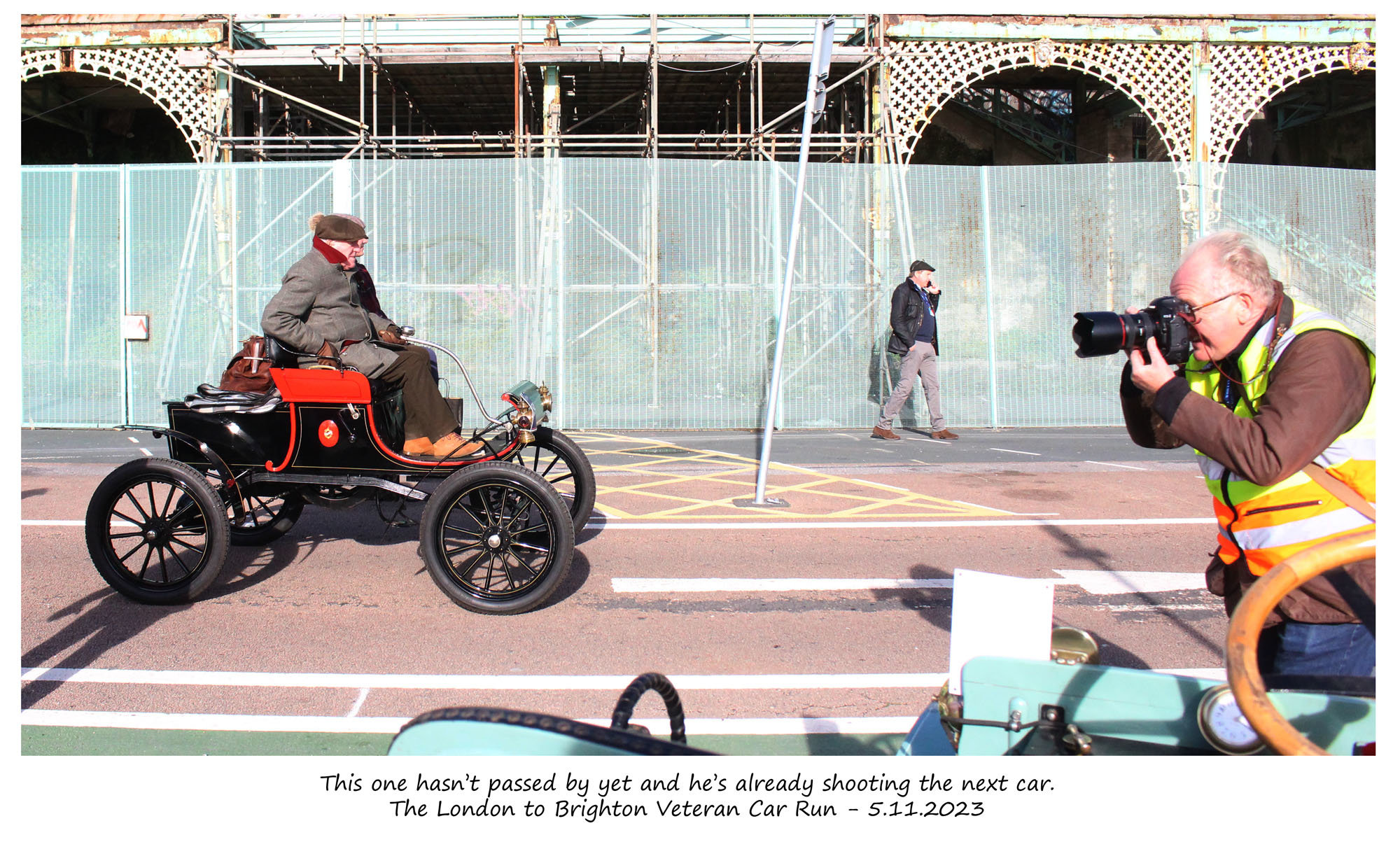 and on to the next shot -  Brighton - Veteran Car Run - 5 11 2023