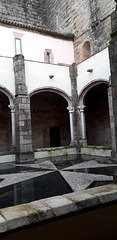 Cloister with the Cross of Malta.