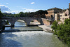 Ponte Cestio mit Tiberinsel (rechts) (PiP)