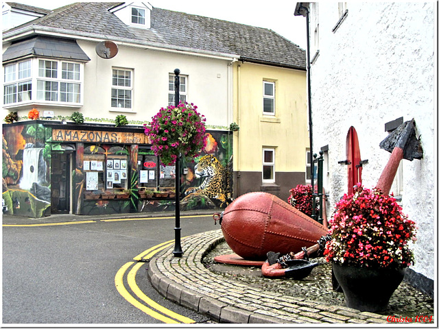 Kinsale's Market place, street scenery