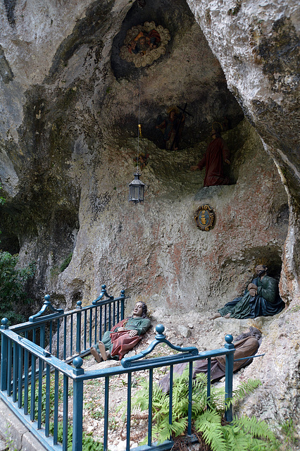 Die Magdalenengrotte bei der Einsiedelei Sankt Verena