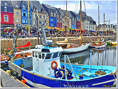 Il y avait foule, ce jour-là à Paimpol...