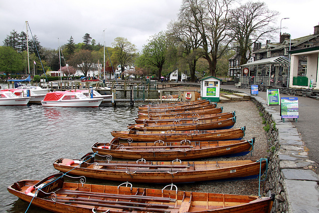 Ambleside rowing boats