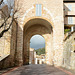 Italy, Assisi, New Arch on the Via Borgo Aretino