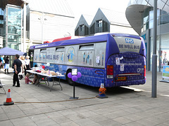 NHS Exhibition Bus in Bury St. Edmunds - 20 Aug 2024 (P1190297)