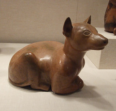 Ancient Mexican Reclining Dog in the Metropolitan Museum of Art, February 2012