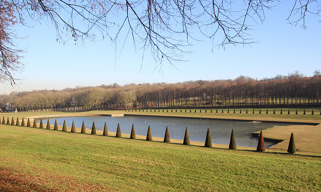 Marly-le-Roi (78) 27 décembre 2016. Le parc.