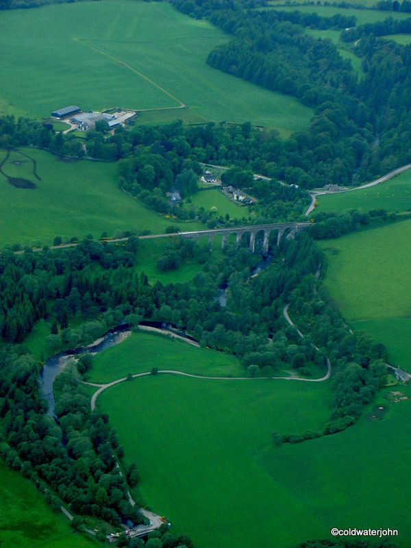 Aerial view of the Viaduct @ Dunphail