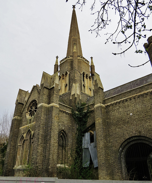 abney park cemetery chapel, stoke newington, london, by william hosking 1840