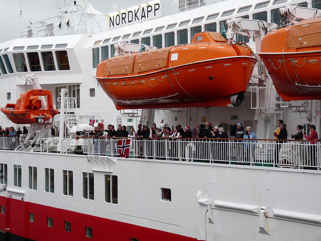 Greetings From MS Nordkapp Passengers and Crew