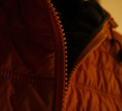 Orange Jacket With Zip
