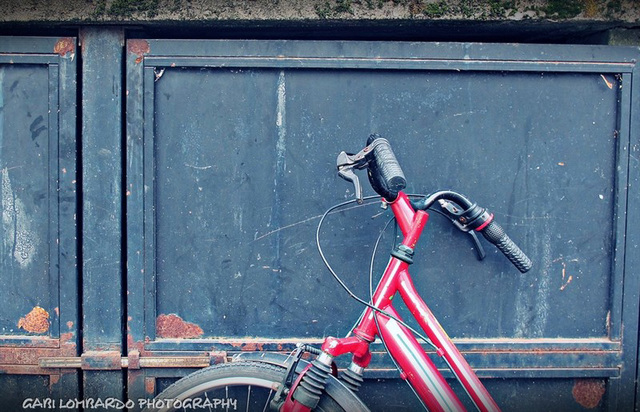 the pink bike