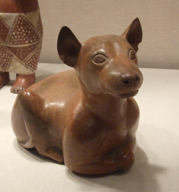 Ancient Mexican Reclining Dog in the Metropolitan Museum of Art, February 2012