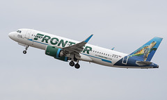 Frontier Airlines Airbus A320 N316FR “Shelly the Sea Turtle”