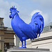 London, Hahm/Cock by Katharina Fritsch in Trafalgar Square