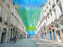 Kunstvolle Beschattung