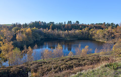 Brushes Clough Reservoir top view