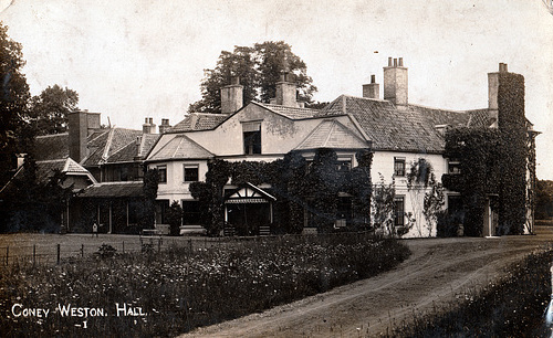 ipernity: Coney Weston Hall, Suffolk c1900 (before partial demolition ...