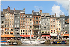 Le Vieux Bassin d'Honfleur en Normandie