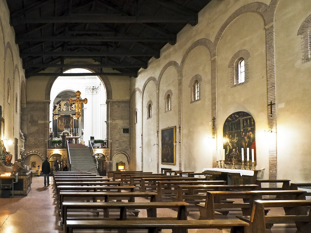 Interior of the Santo Stefano Abbey, Bologna