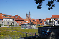 Blick vom Wall über die Dächer von Göttingen