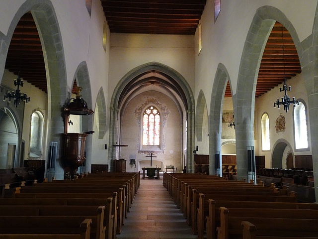 In der Kirche Notre-Dame in Payerne