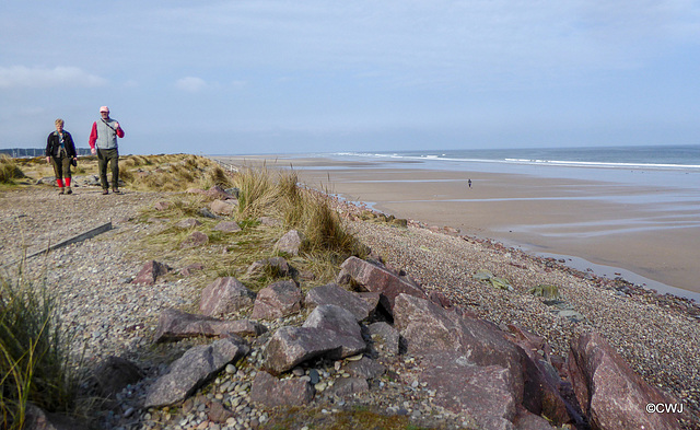 Walking the dunes at Findhorn