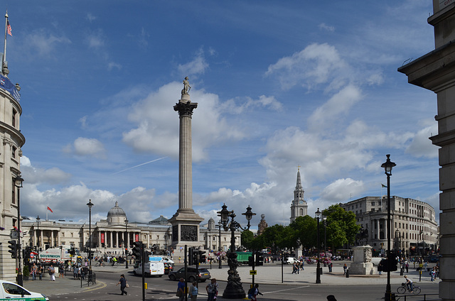 London, Trafalgar Square and Nelson's Column