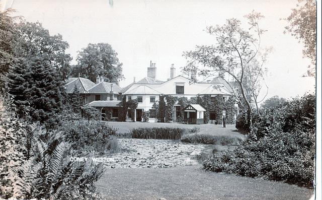 Coney Weston Hall, Suffolk c1900 (before partial demolition)