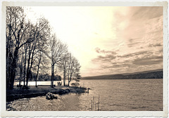 Lac de Joux (CH) 20 octobre 2014.