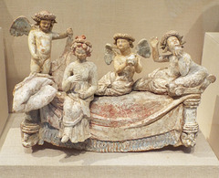 Terracotta Banquet Group in the Metropolitan Museum of Art, April 2017